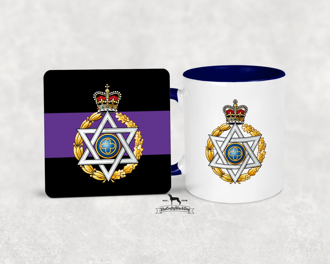 Royal Army Chaplains' Department Jewish - Mug And Coaster