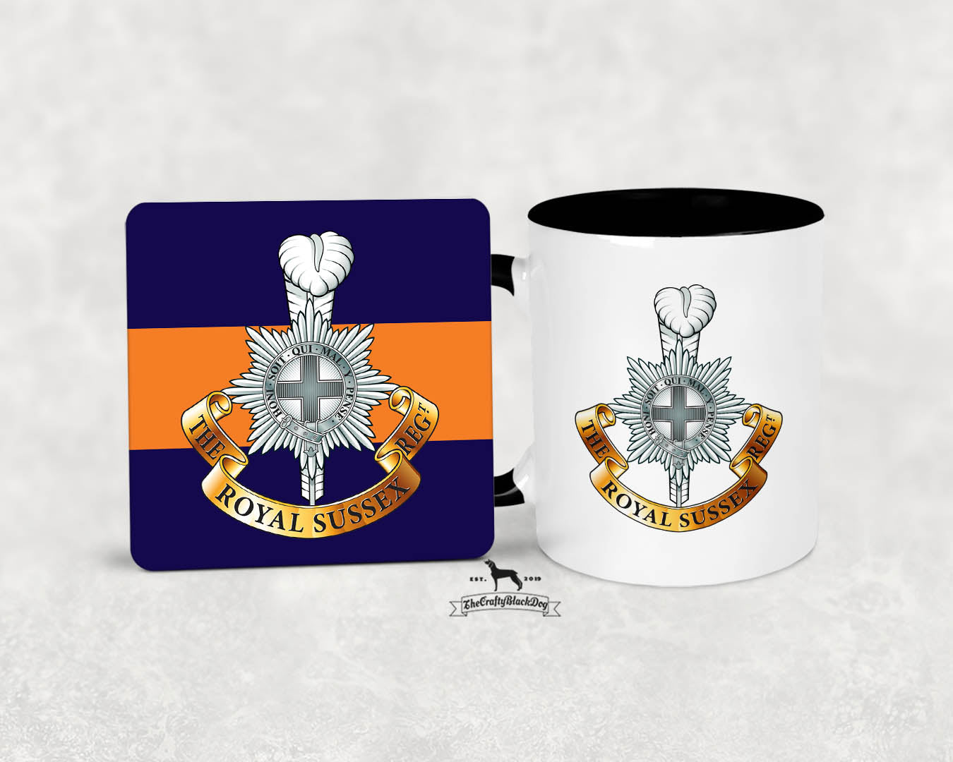 Royal Sussex Regiment - Mug And Coaster