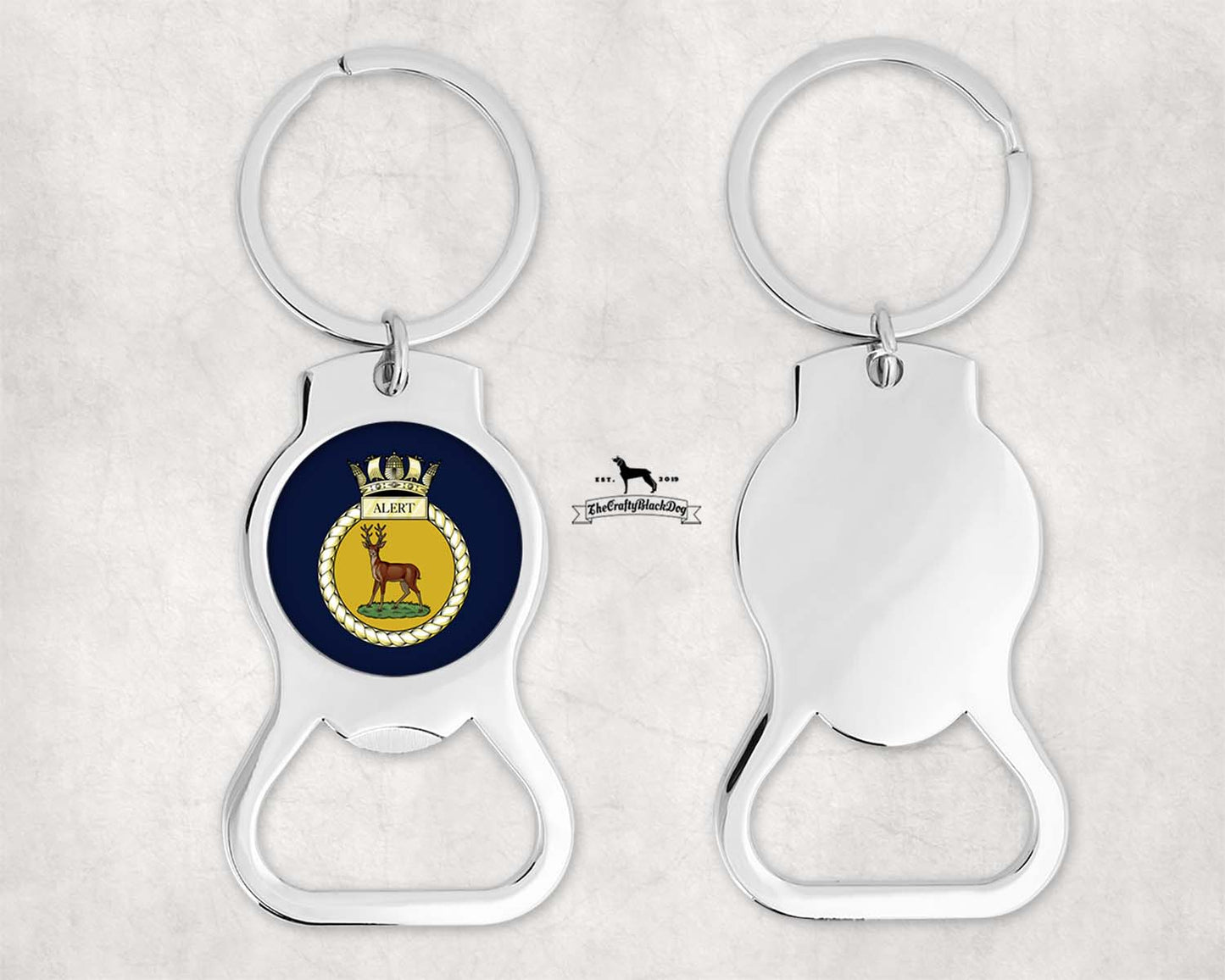 HMS Alert - Bottle Opener Keyring