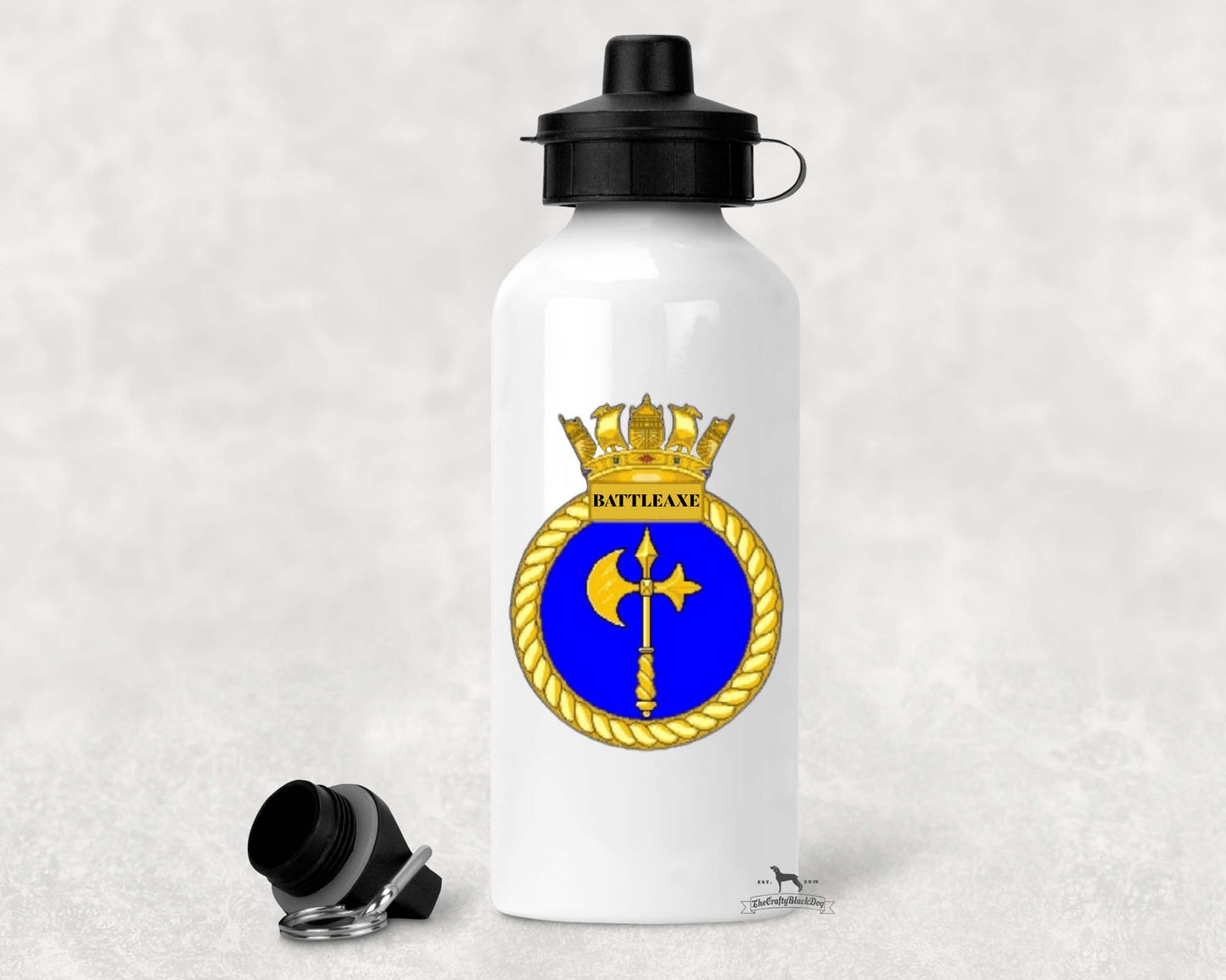 HMS Battleaxe - ALUMINIUM WATER BOTTLE
