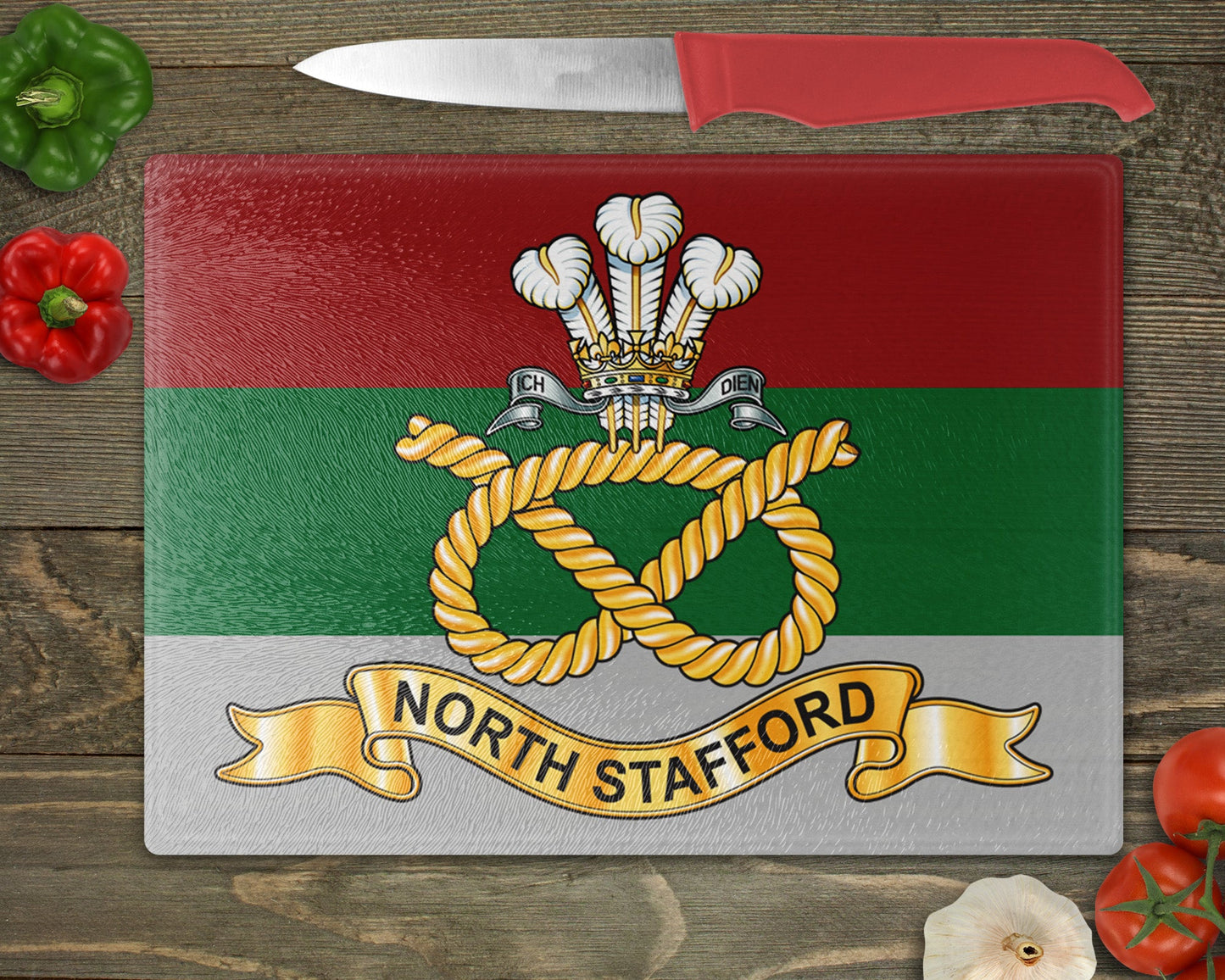 North Staffordshire Regiment - Cutting Board