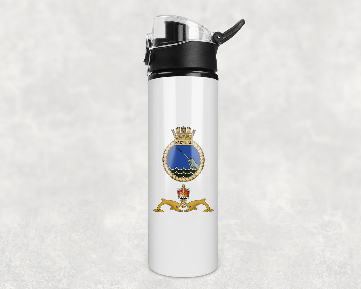 HMS Narwhal - Flip Top Water Bottle