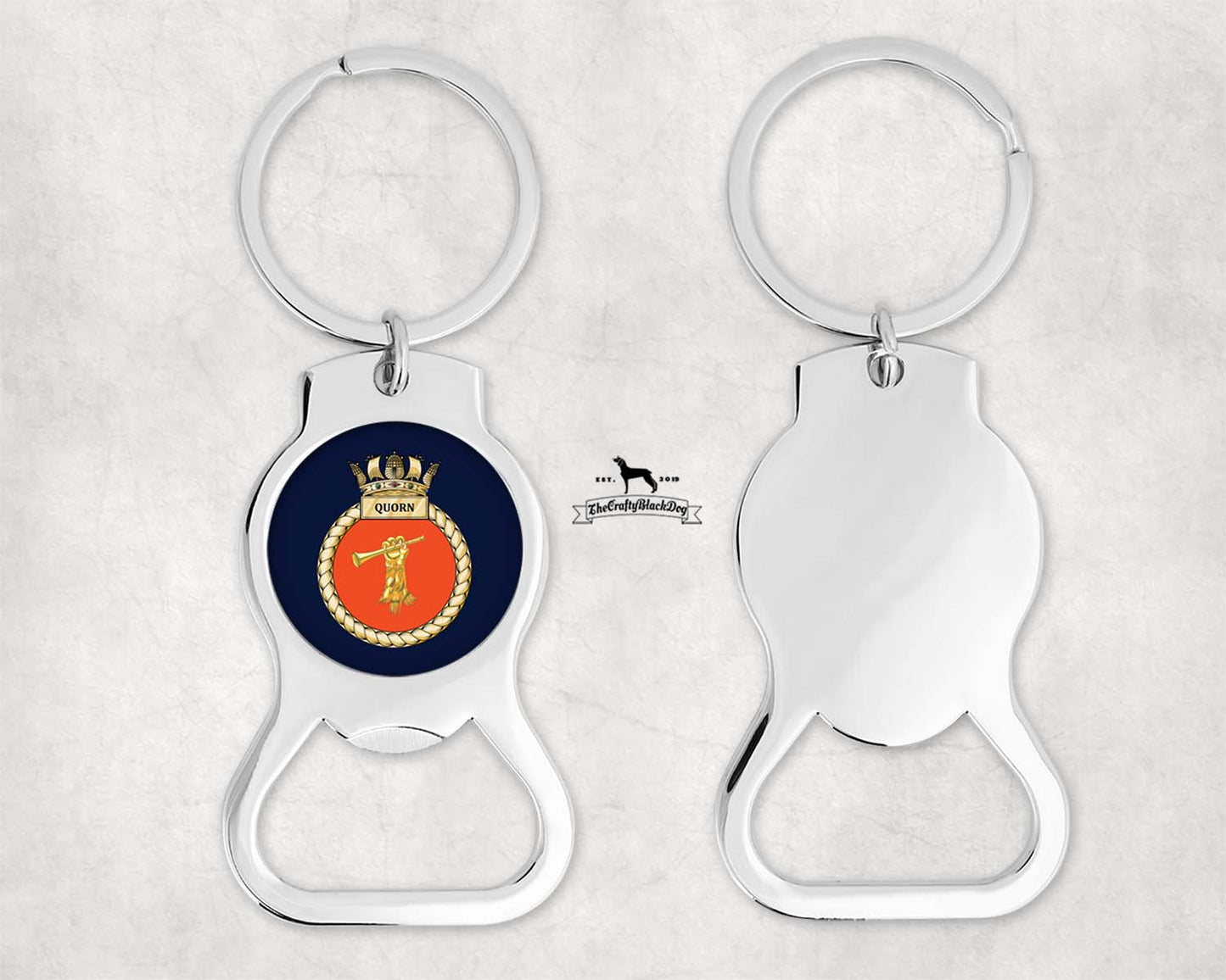 HMS Quorn - Bottle Opener Keyring