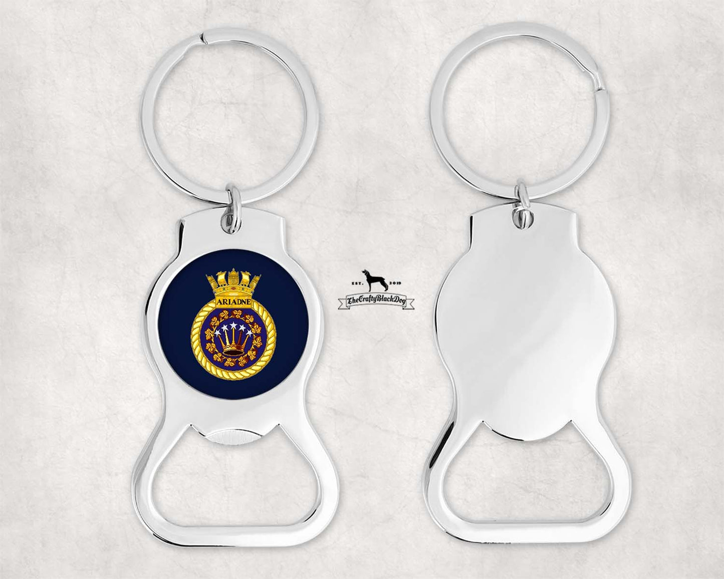 HMS Ariadne - Bottle Opener Keyring