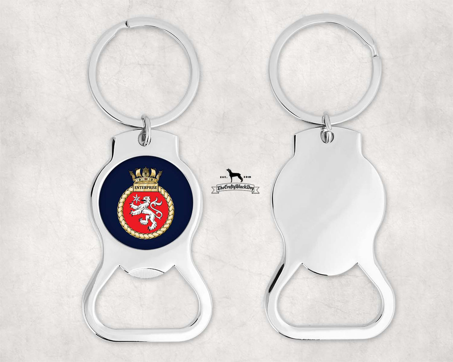 HMS Enterprise - Bottle Opener Keyring