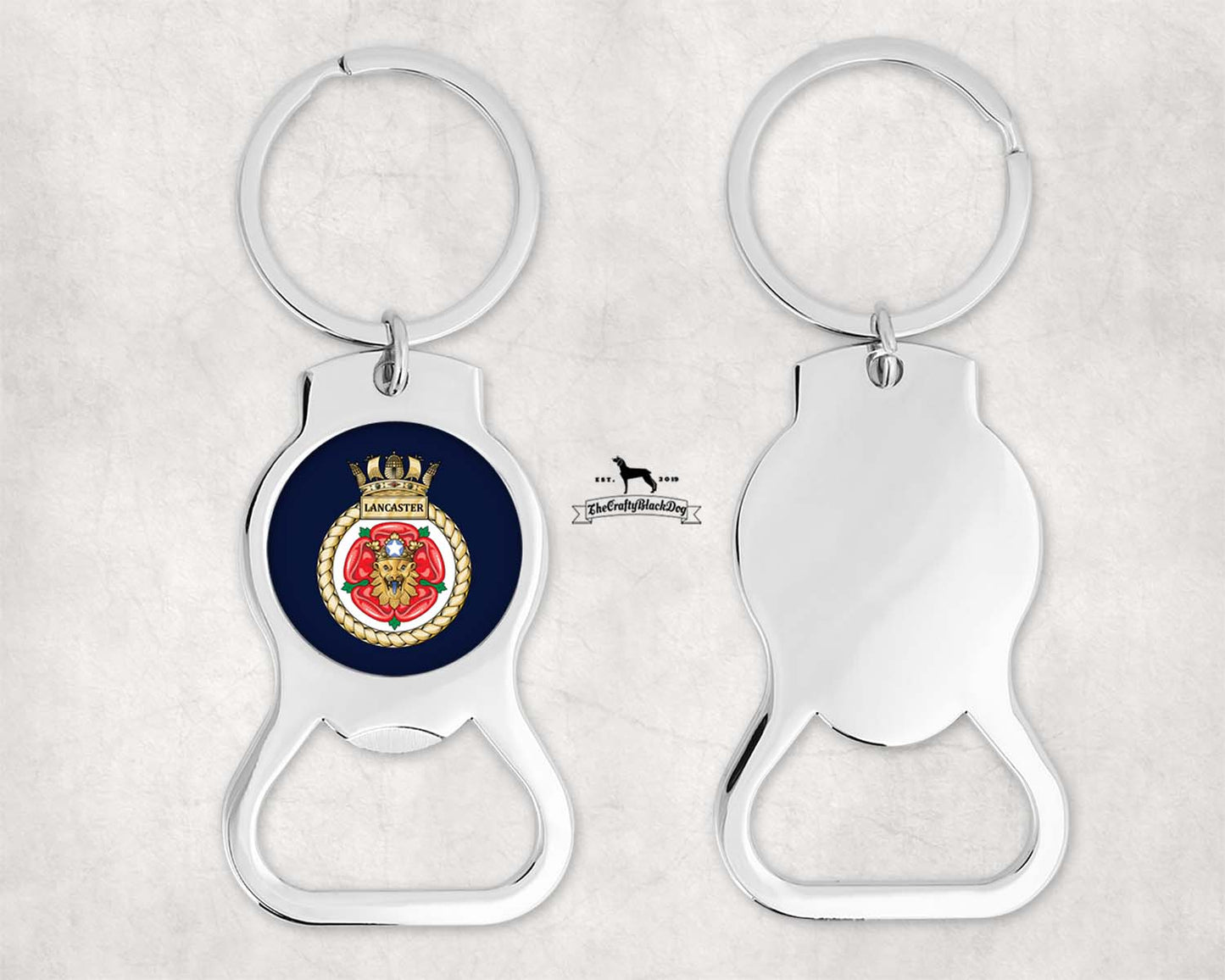 HMS Lancaster - Bottle Opener Keyring