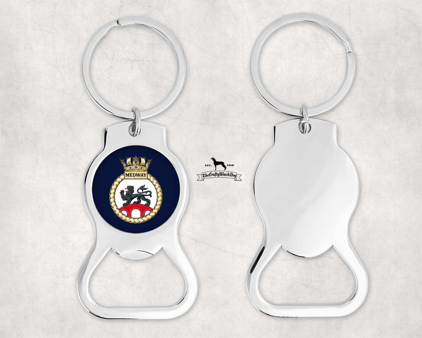 HMS Medway - Bottle Opener Keyring