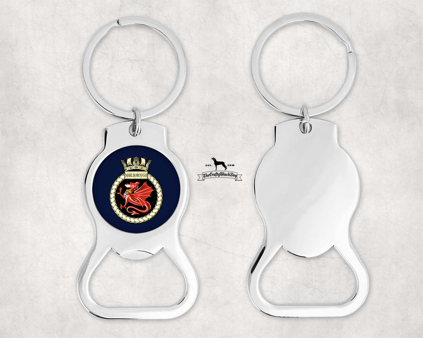 HMS Marlborough - Bottle Opener Keyring