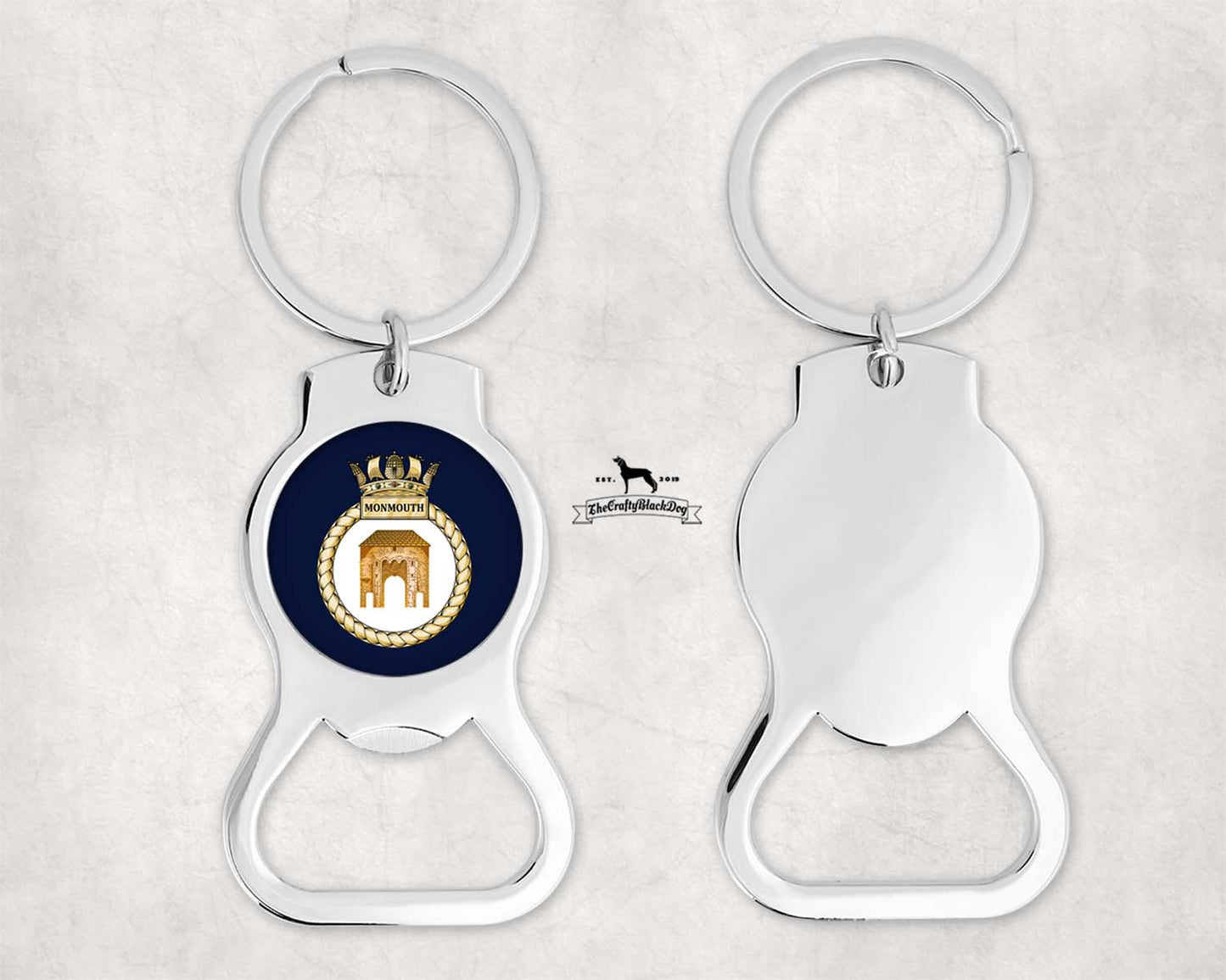 HMS Monmouth - Bottle Opener Keyring
