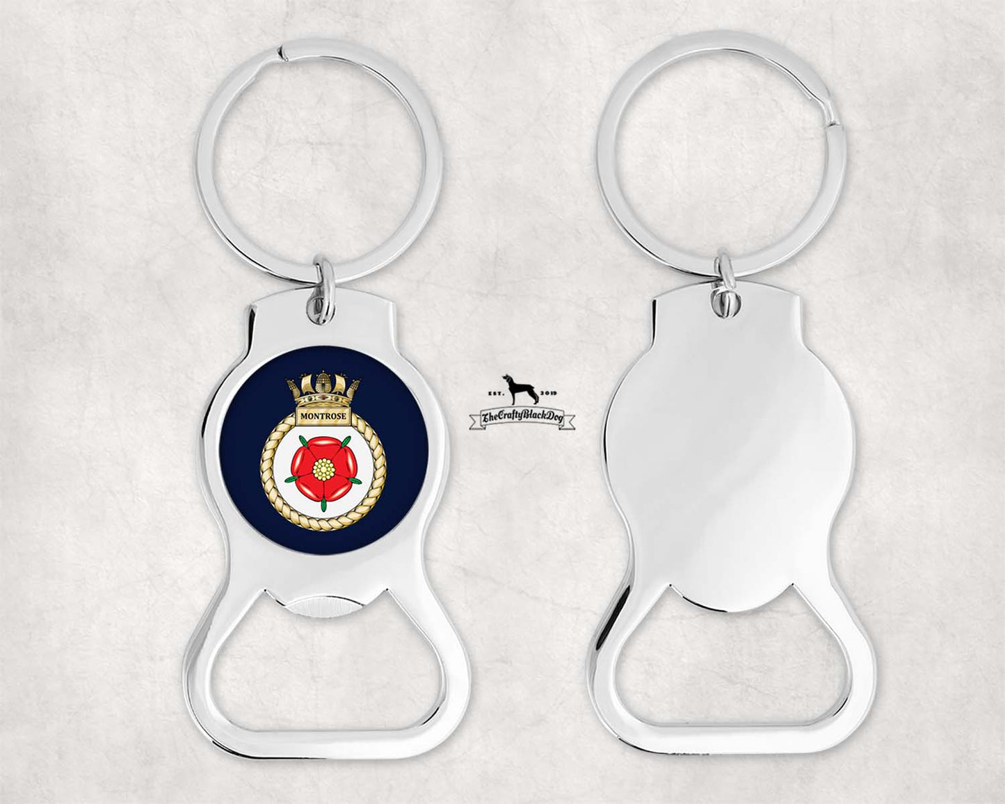 HMS Montrose - Bottle Opener Keyring