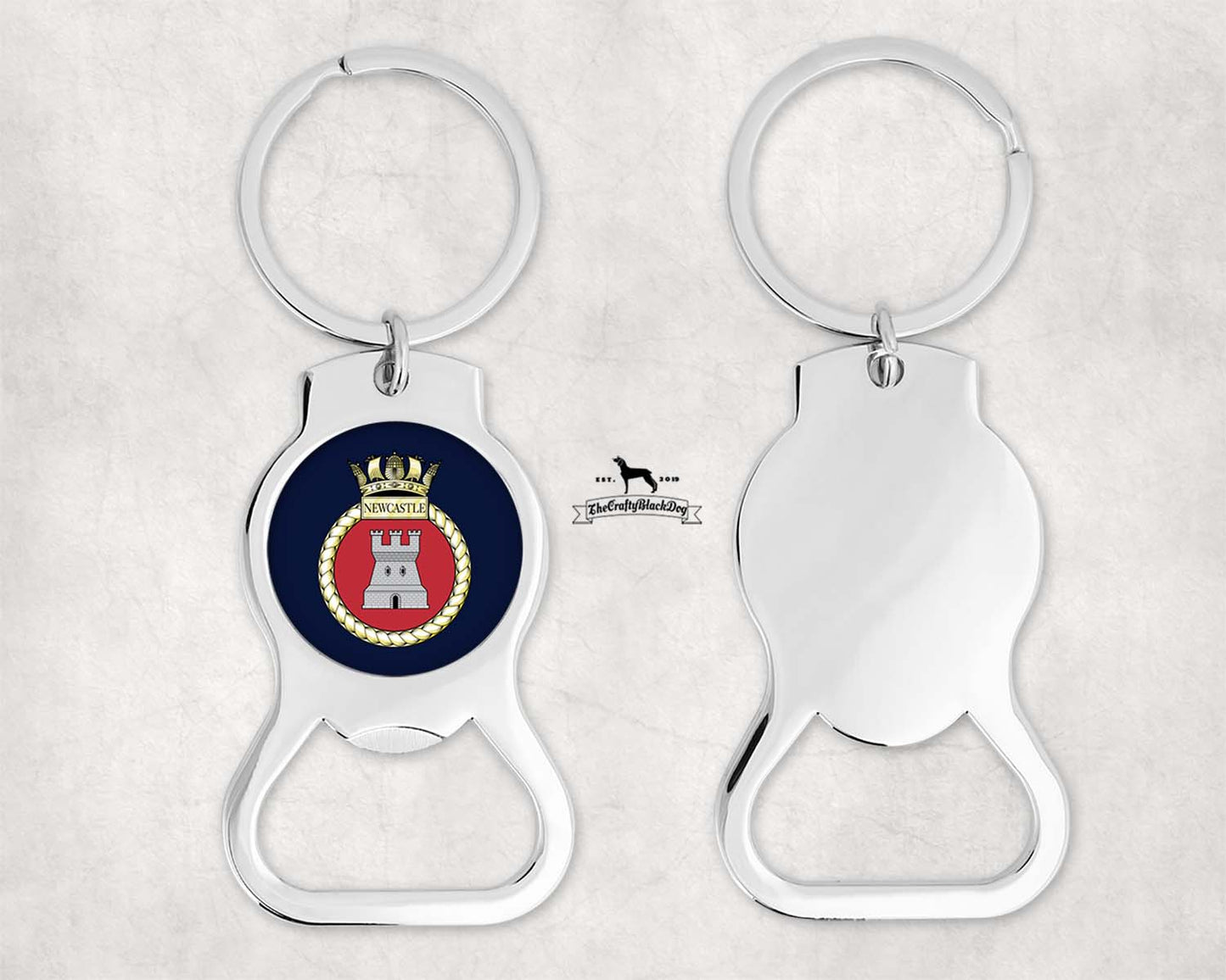 HMS Newcastle - Bottle Opener Keyring