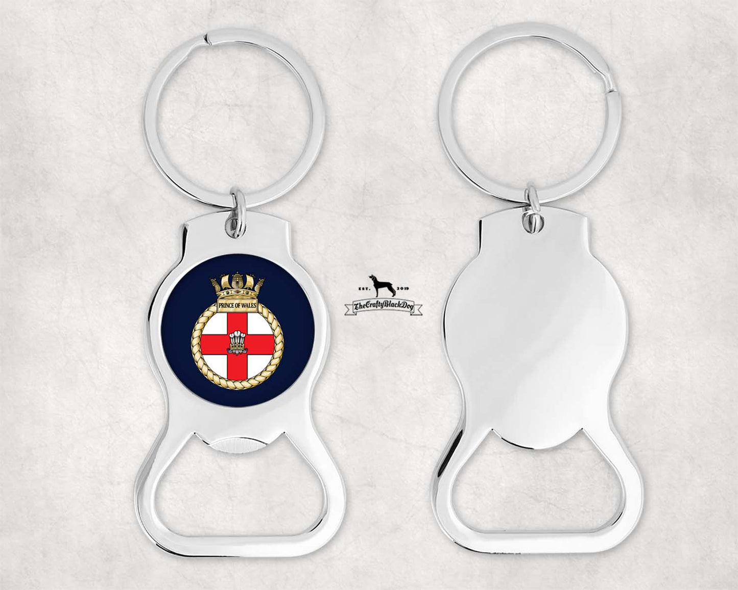HMS Prince of Wales - Bottle Opener Keyring