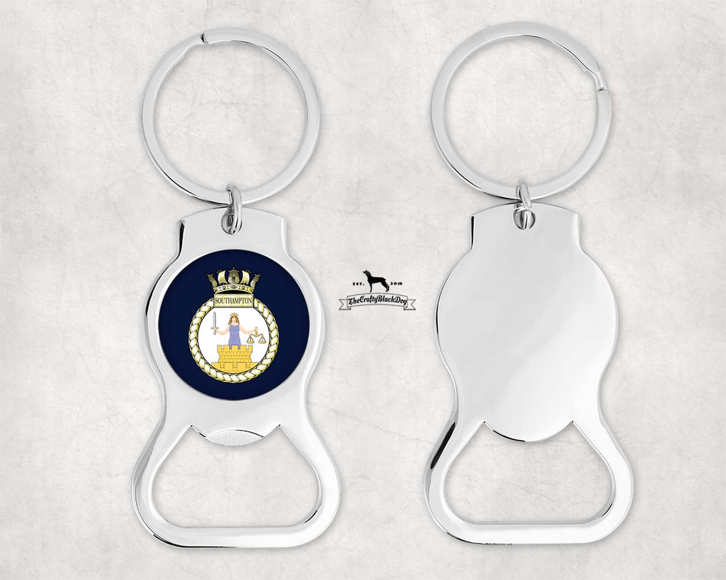 HMS Southampton - Bottle Opener Keyring