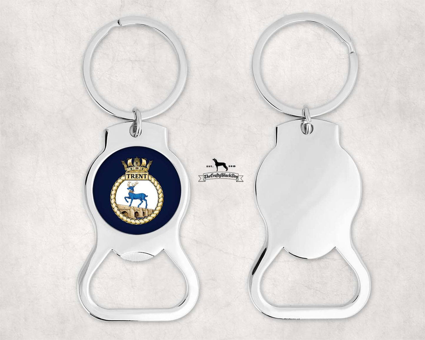 HMS Trent - Bottle Opener Keyring