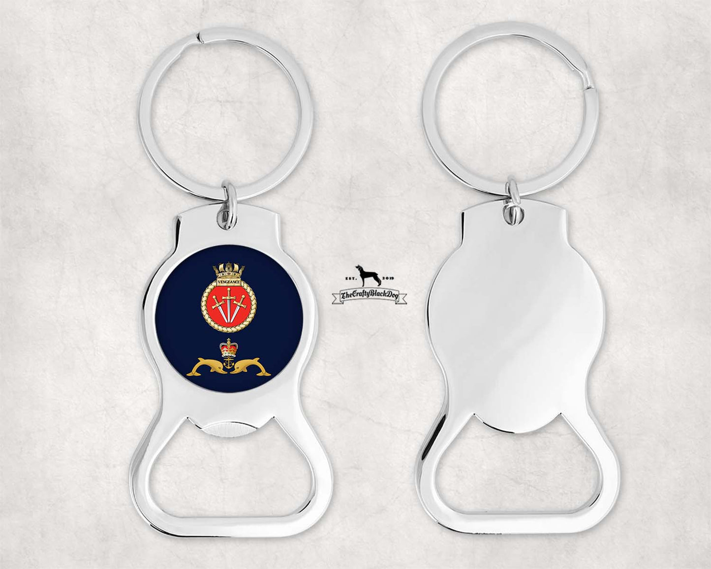 HMS Vengeance - Bottle Opener Keyring