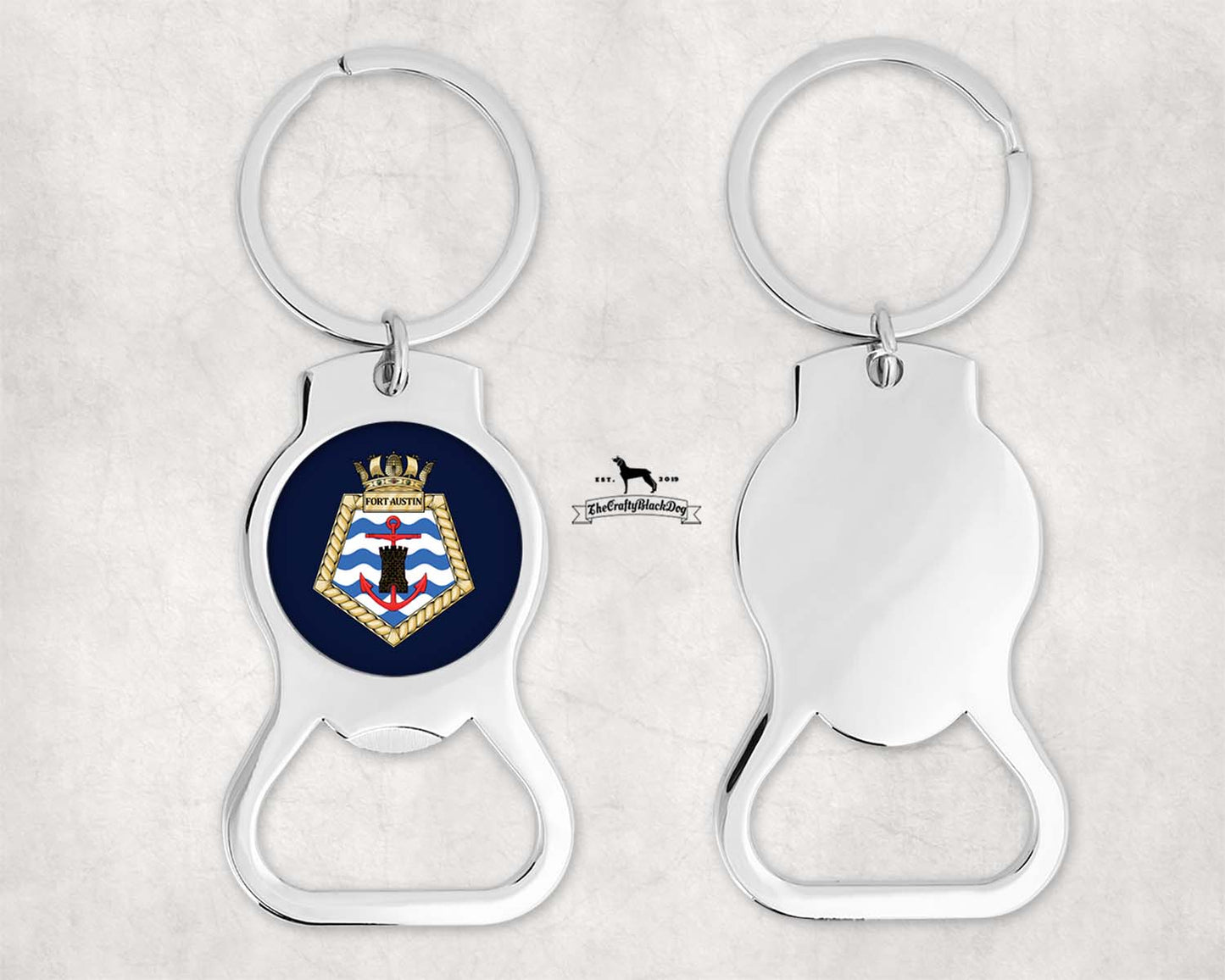RFA Fort Austin - Bottle Opener Keyring