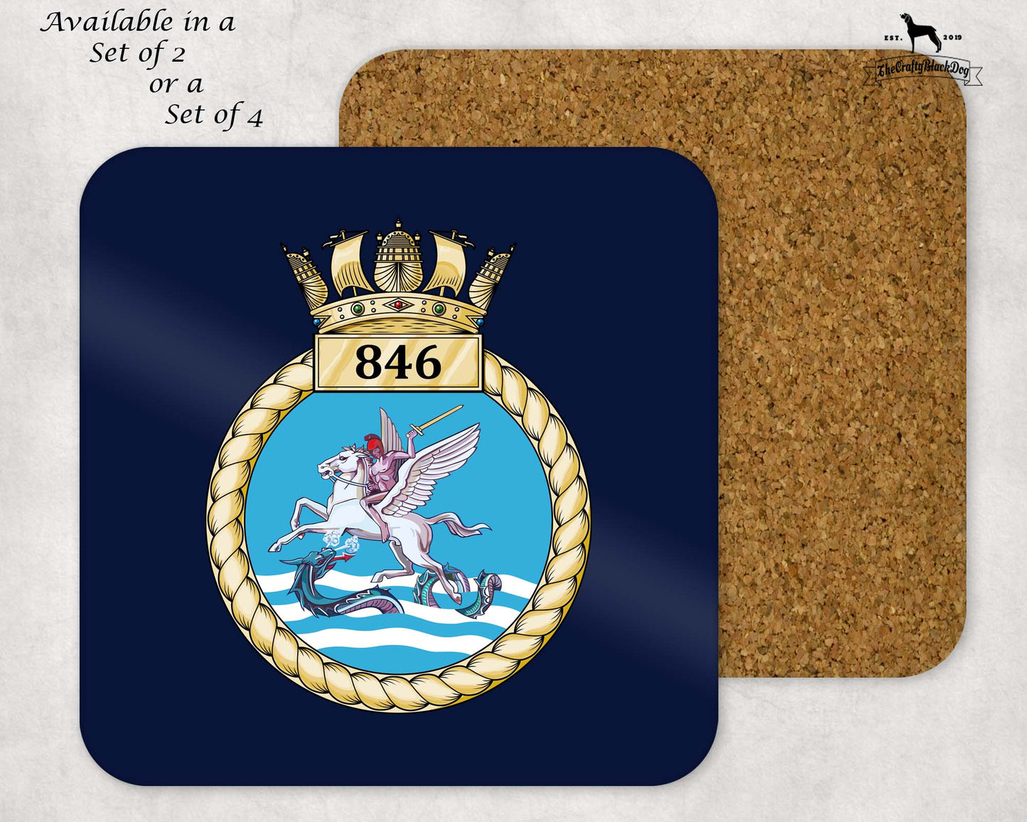 846 Naval Air Squadron - Coaster Set