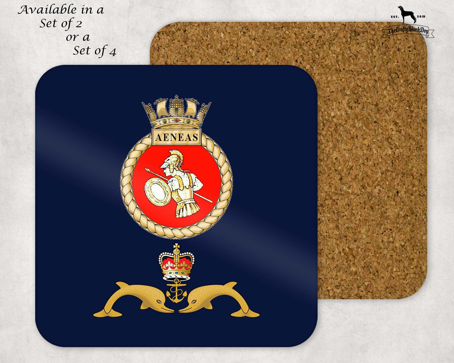 HMS Adamant - Coaster Set