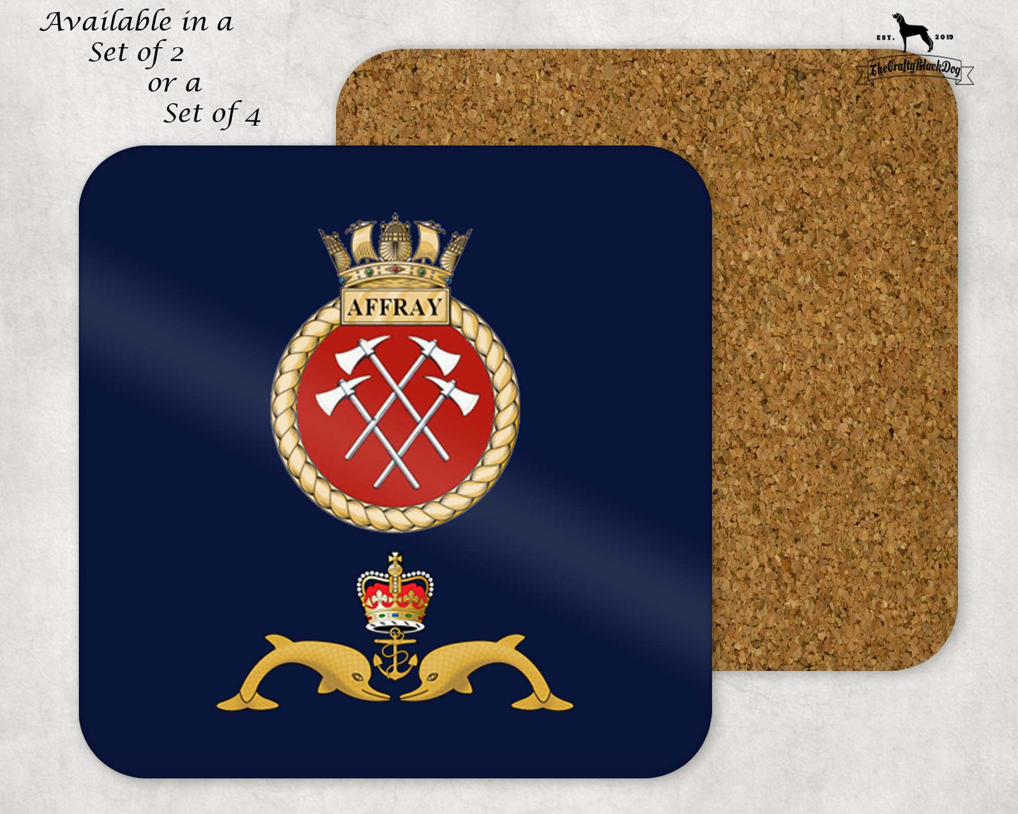 HMS Affray - Coaster Set