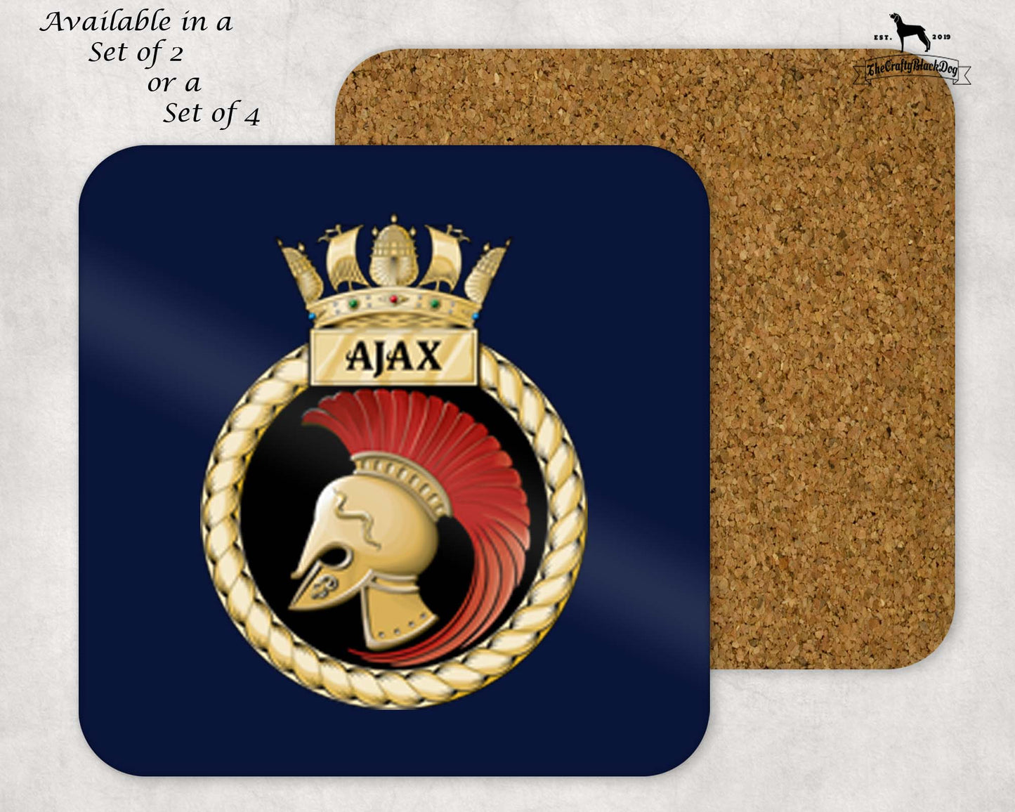 HMS Ajax - Coaster Set
