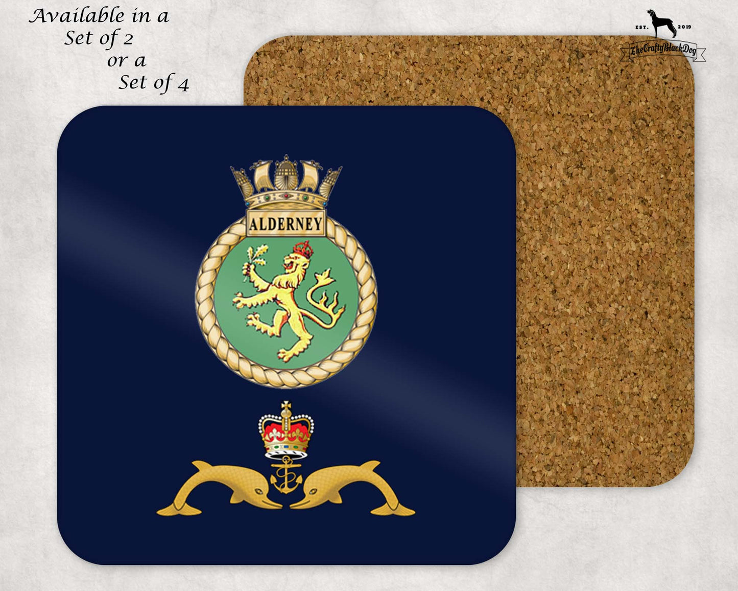 HMS Alderney - Coaster Set