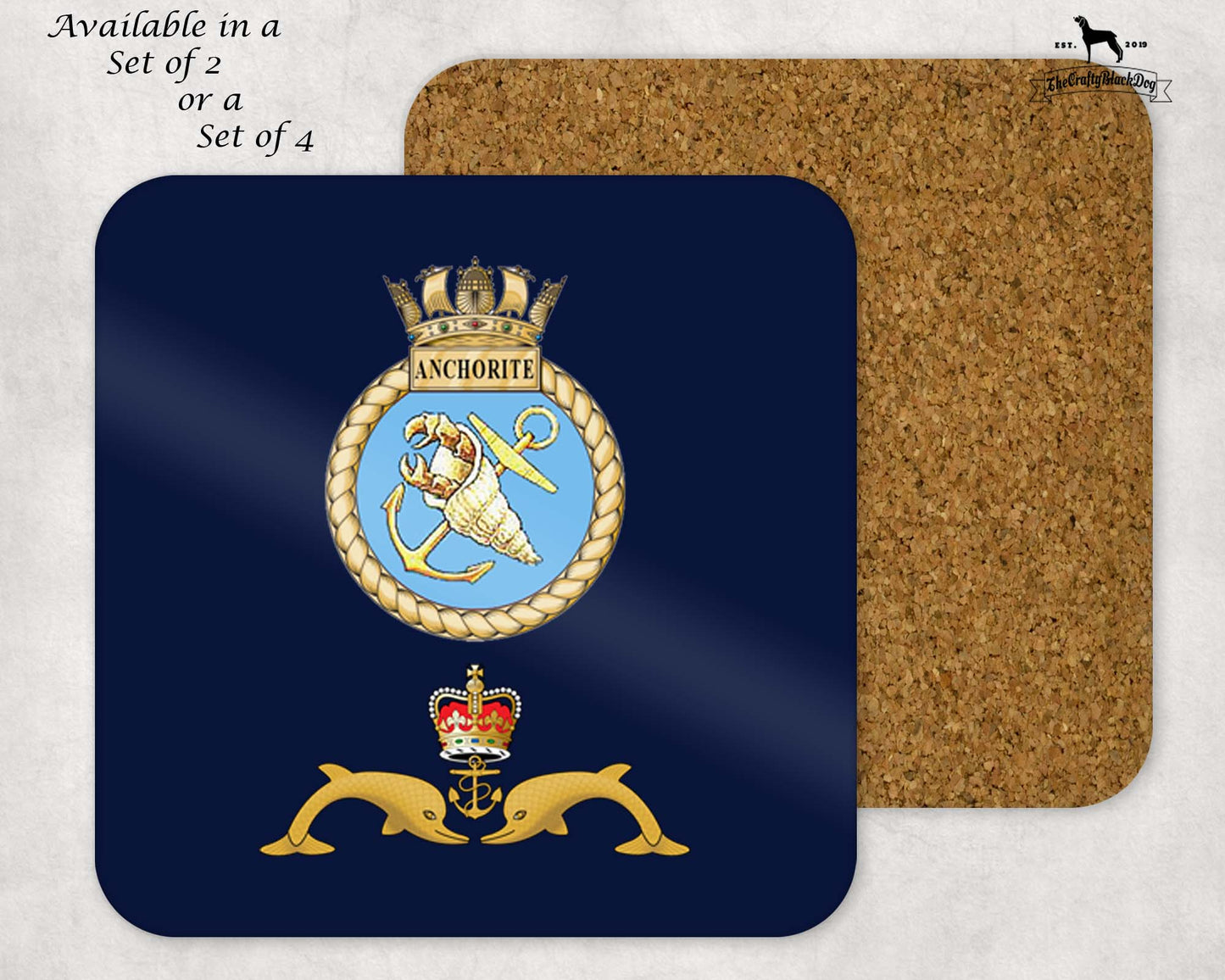 HMS Anchorite - Coaster Set