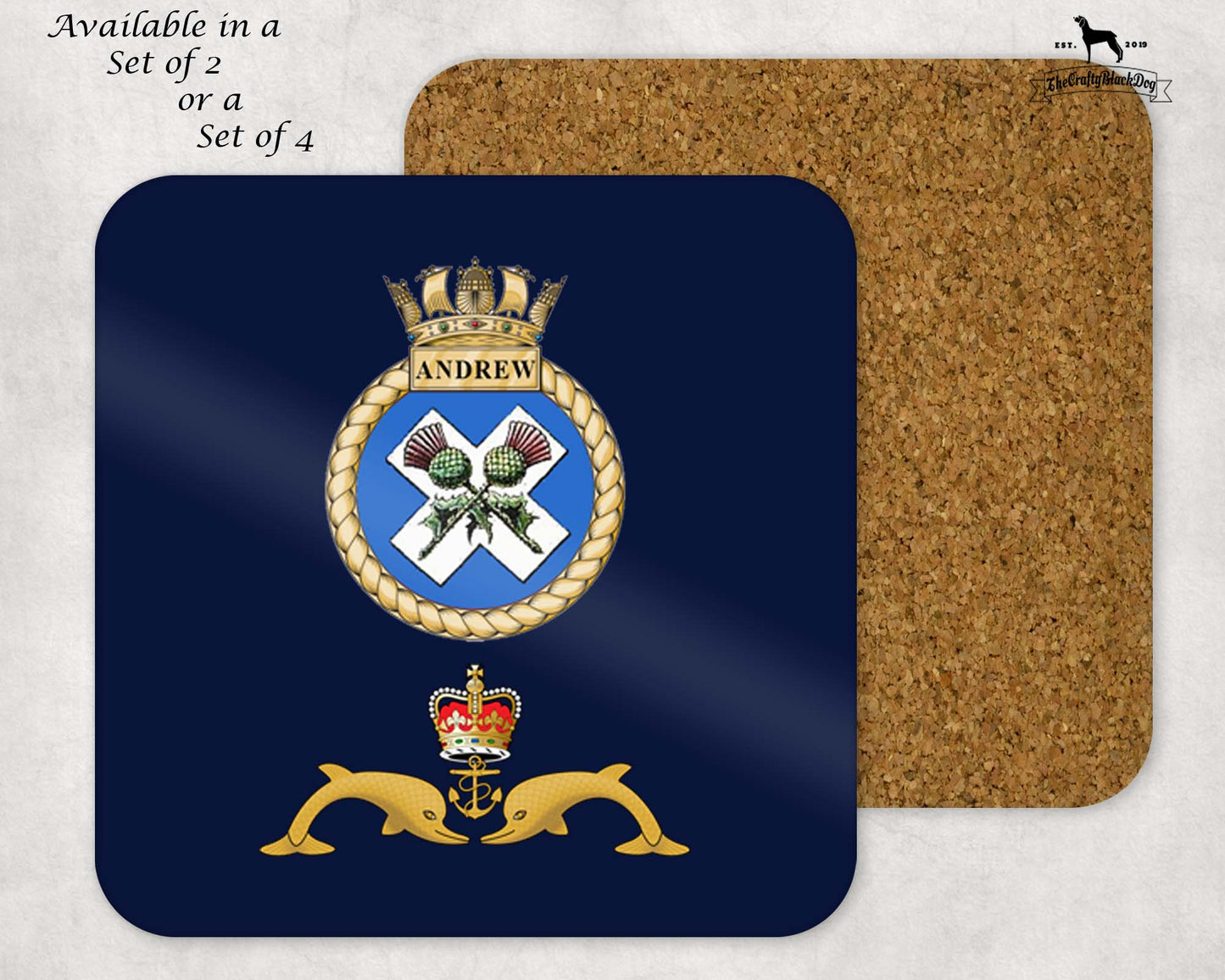 HMS Andrew - Coaster Set