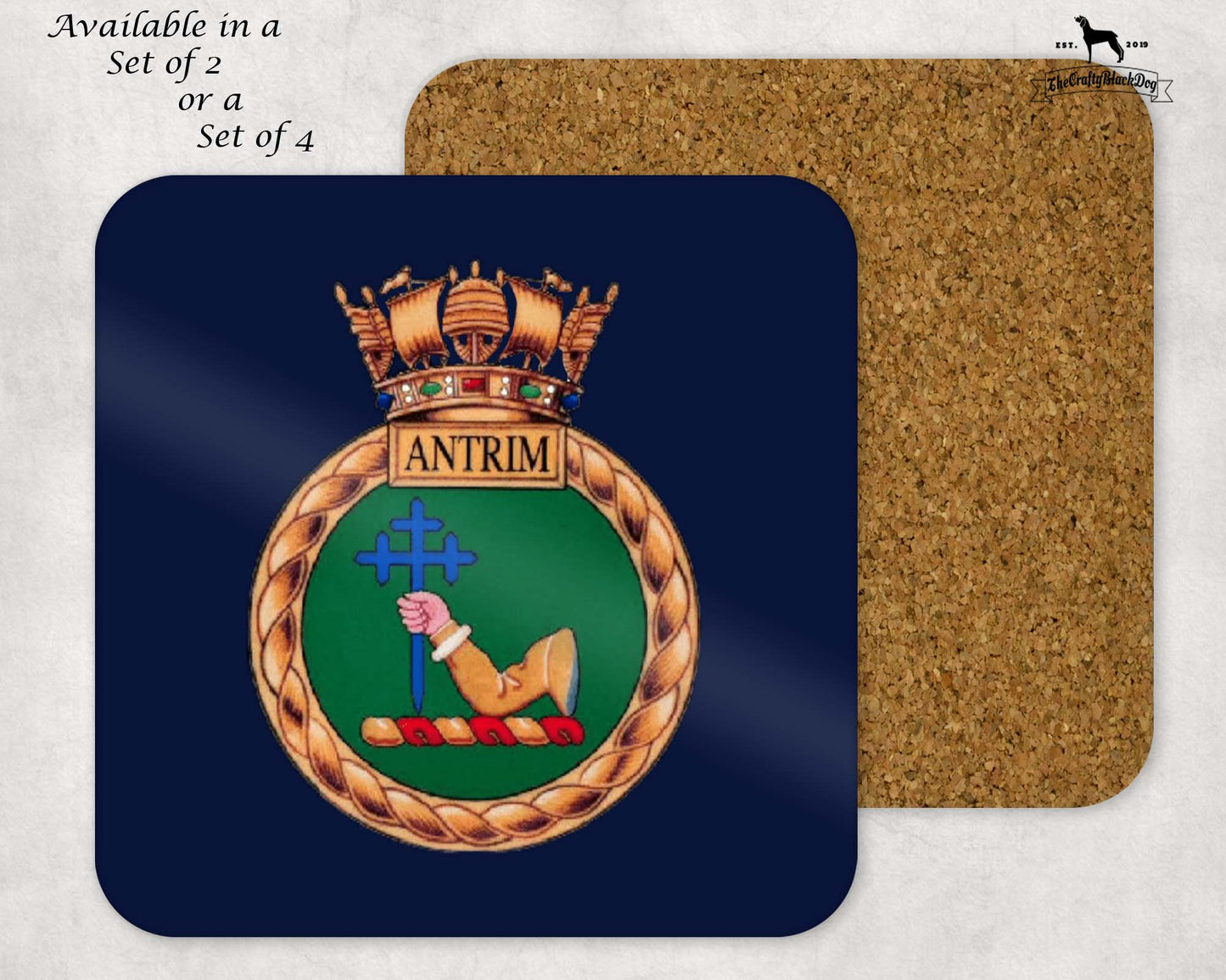 HMS Antrim - Coaster Set