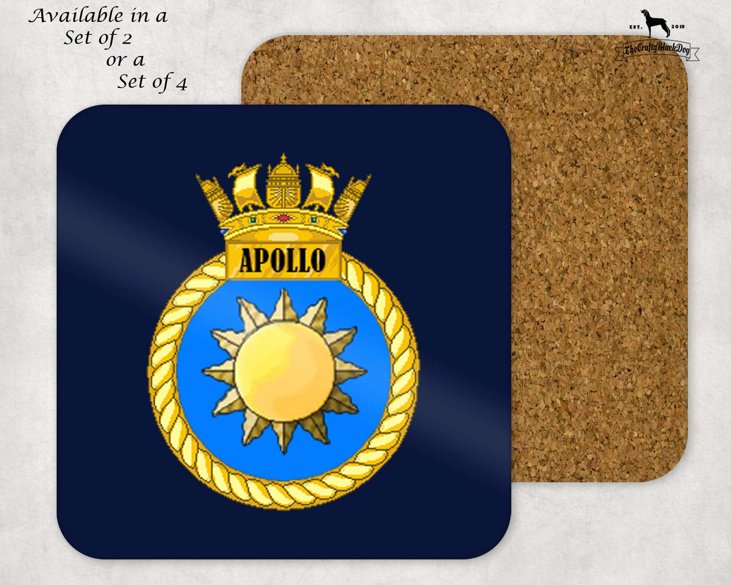 HMS Apollo - Coaster Set