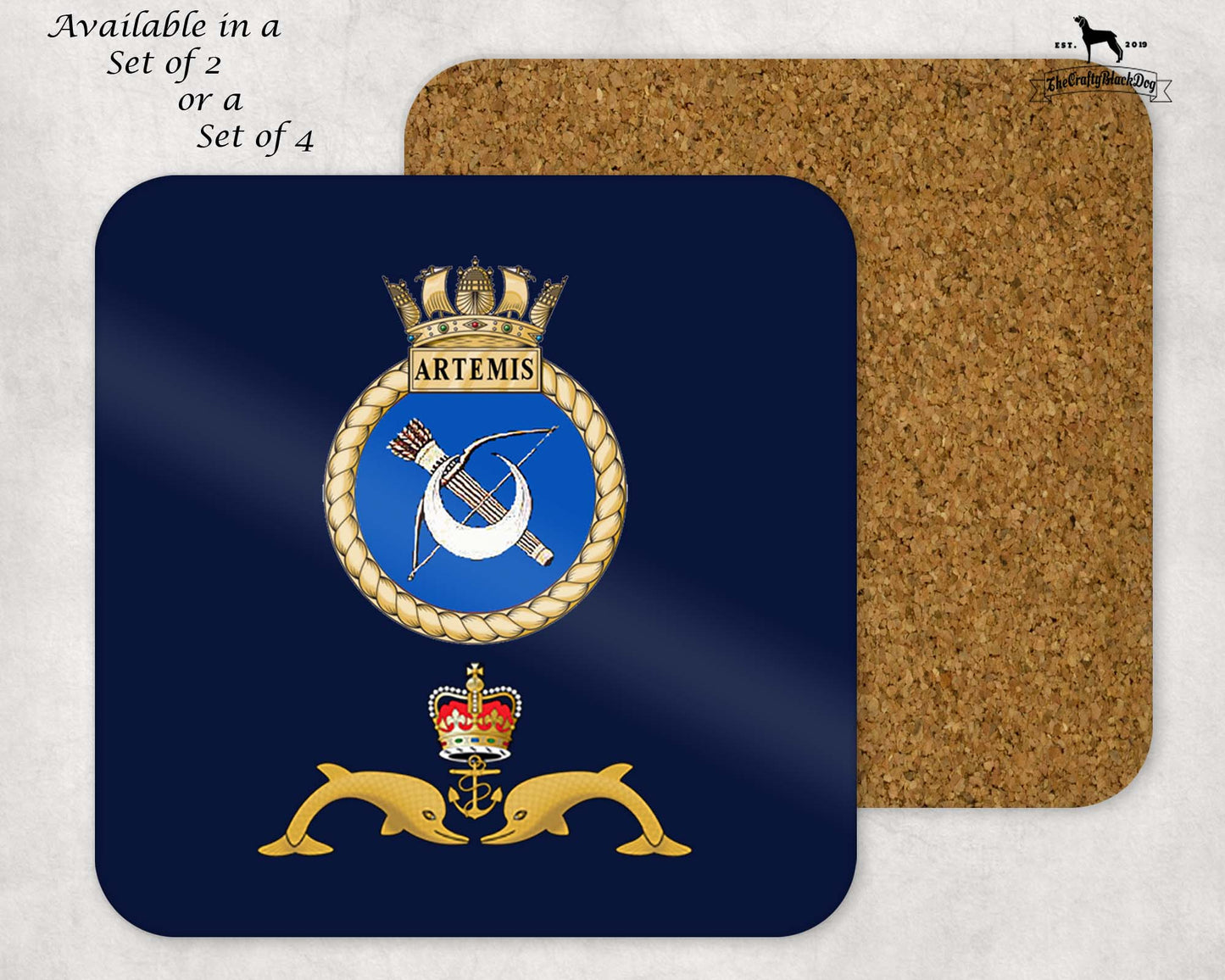 HMS Artemis - Coaster Set
