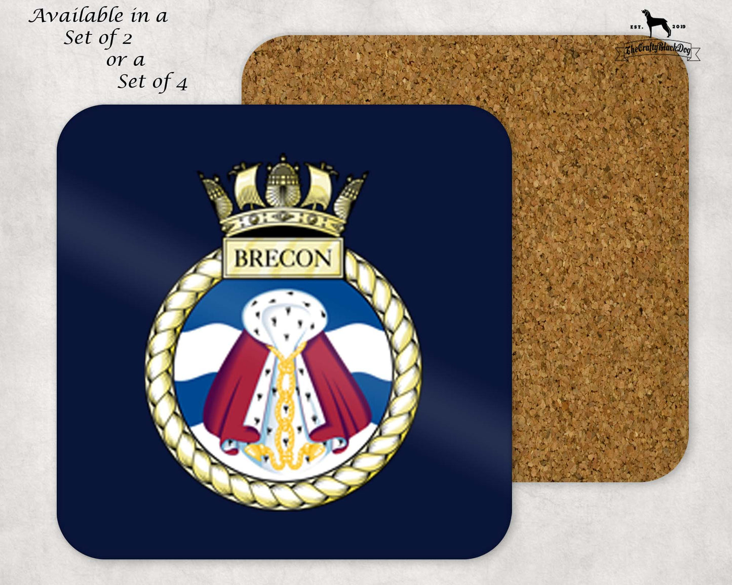 HMS Brecon - Coaster Set