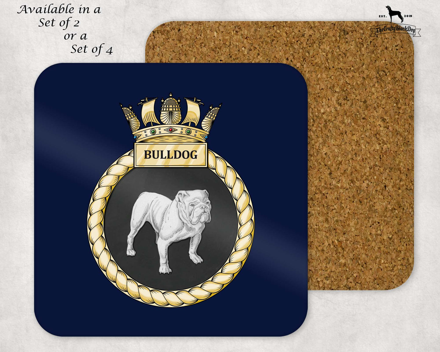 HMS Bulldog - Coaster Set