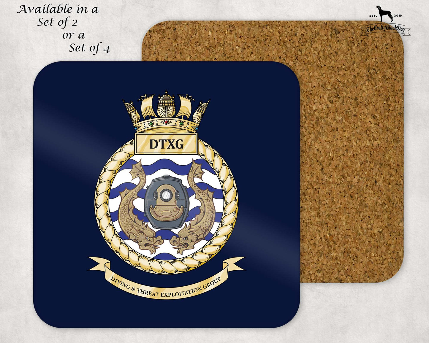 Diving and Threat Exploitation Group (DTXG) - Coaster Set