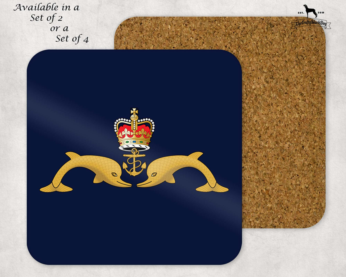 Submariner Dolphins - Coaster Set
