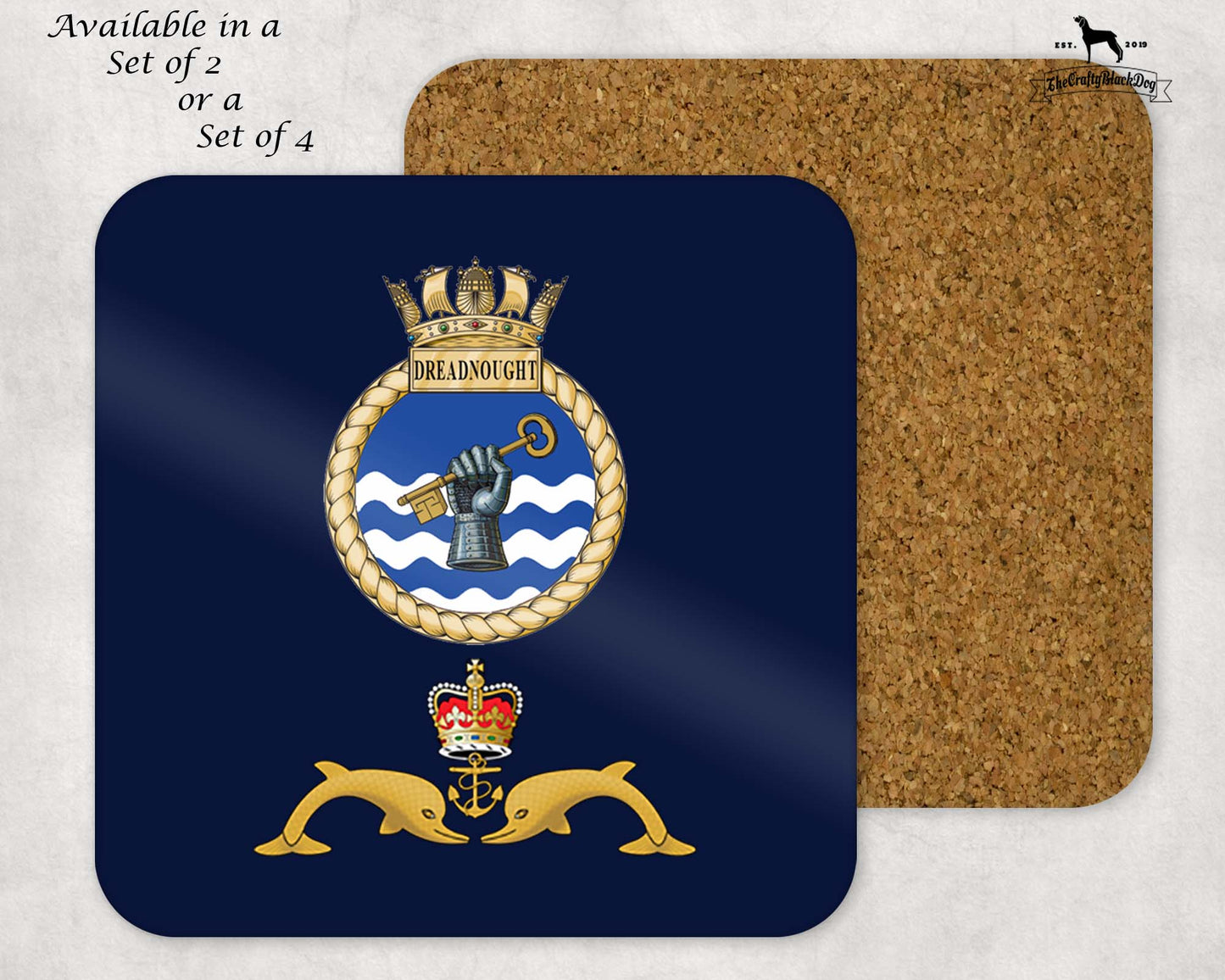 HMS Dreadnought - Coaster Set