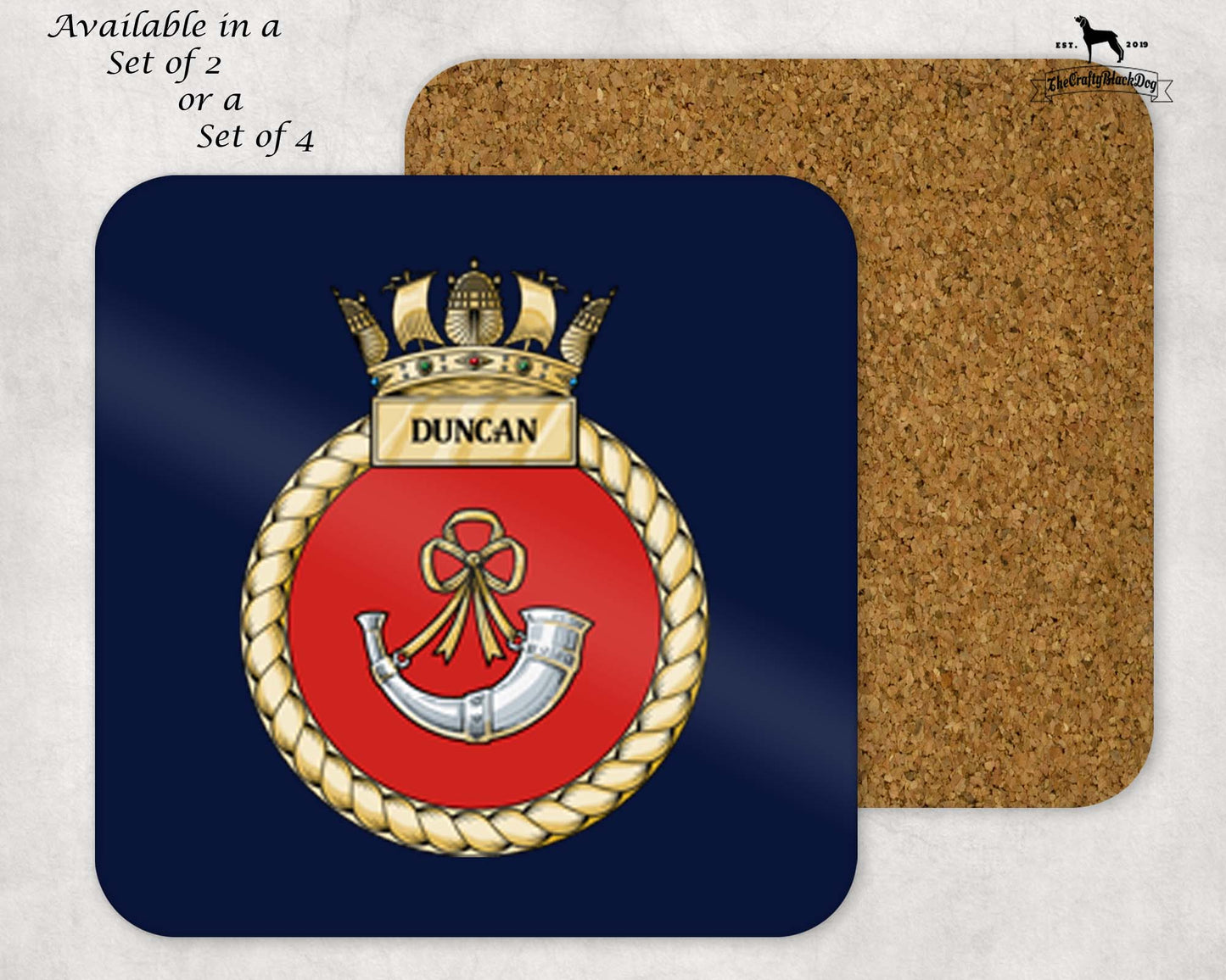 HMS Duncan - Coaster Set