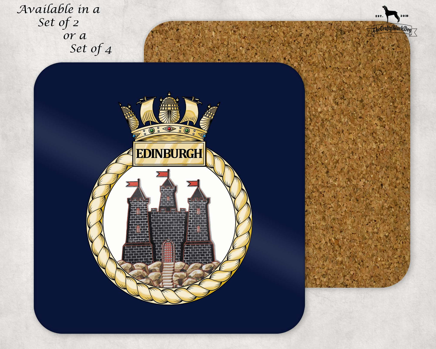 HMS Edinburgh - Coaster Set