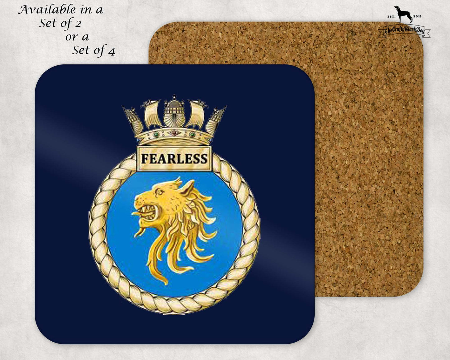 HMS Fearless - Coaster Set