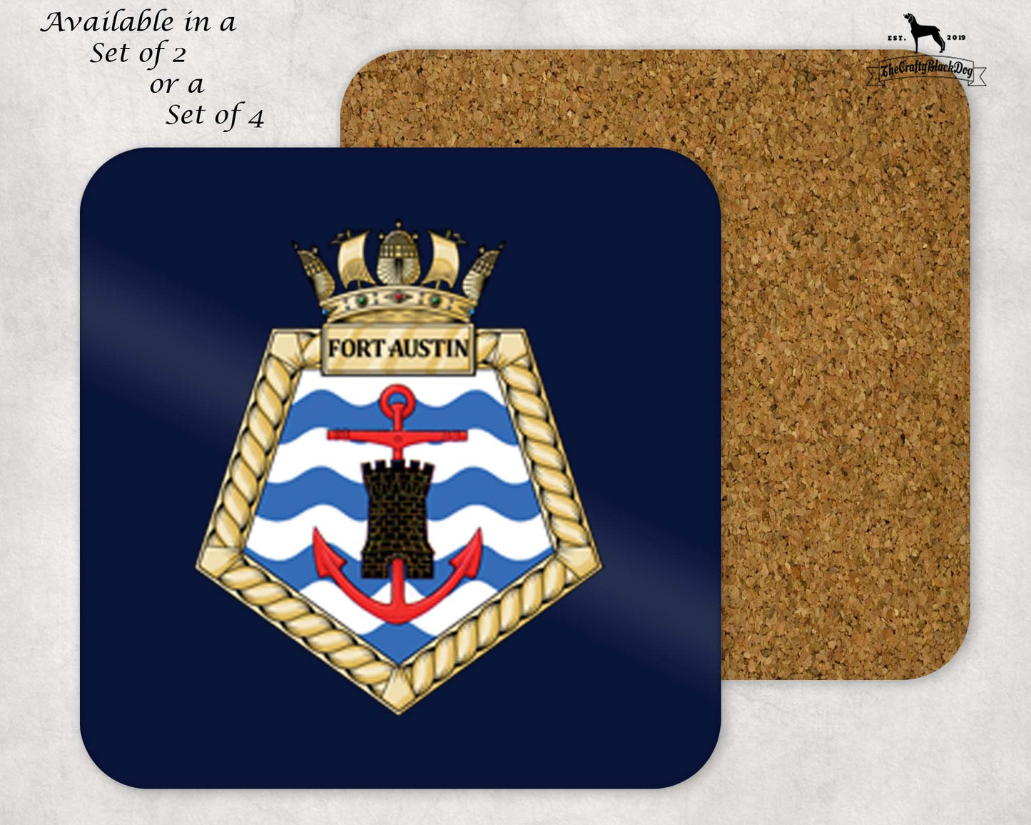 RFA Fort Austin - Coaster Set