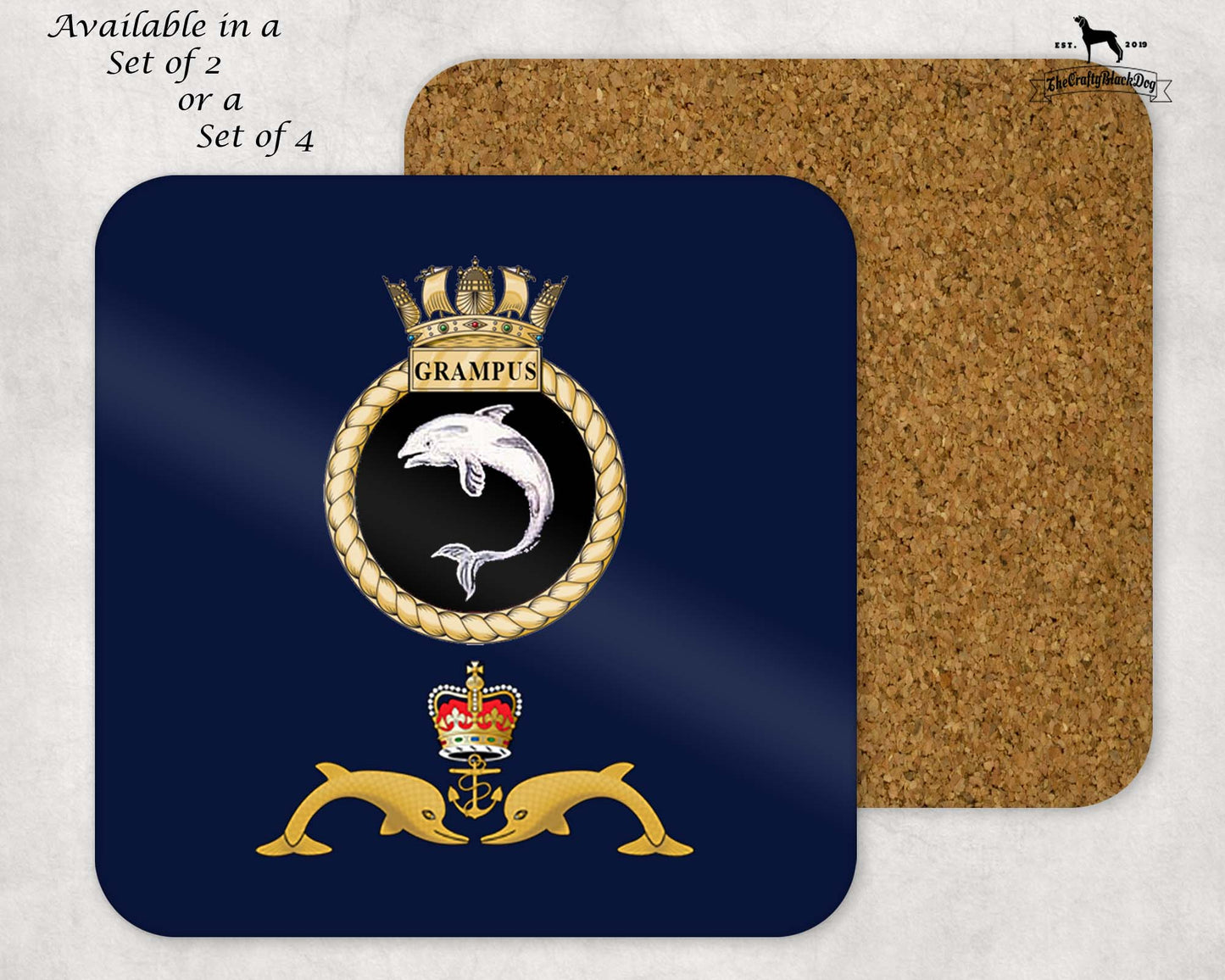 HMS Grampus - Coaster Set