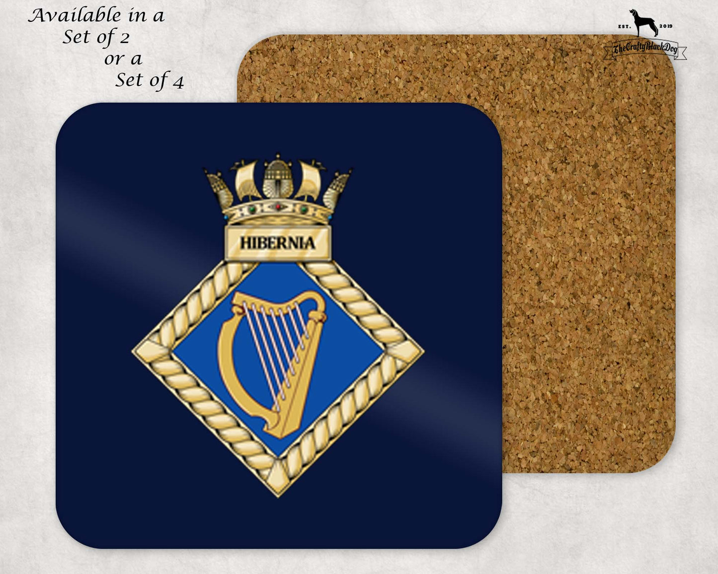 HMS Hibernia - Coaster Set