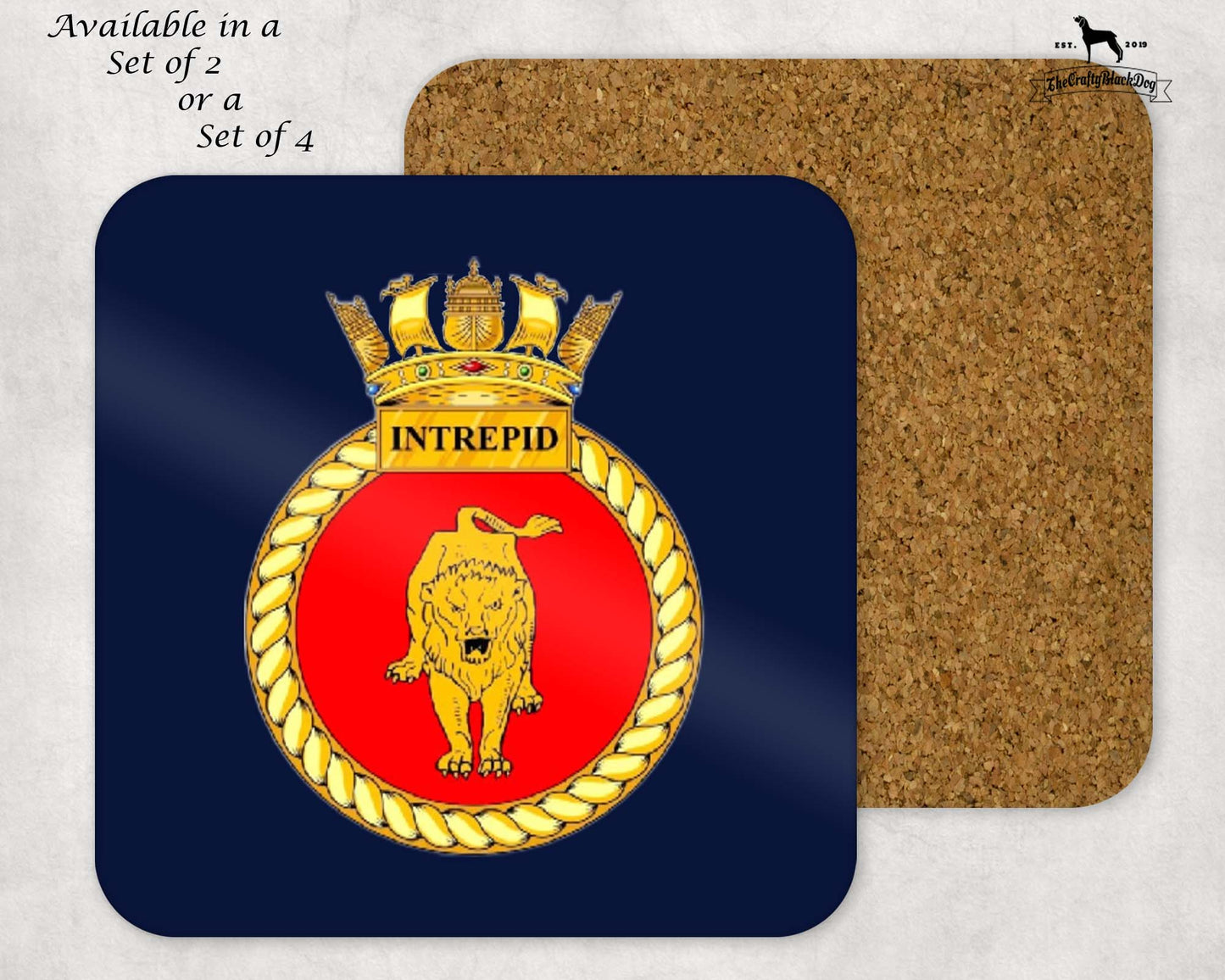 HMS Intrepid - Coaster Set