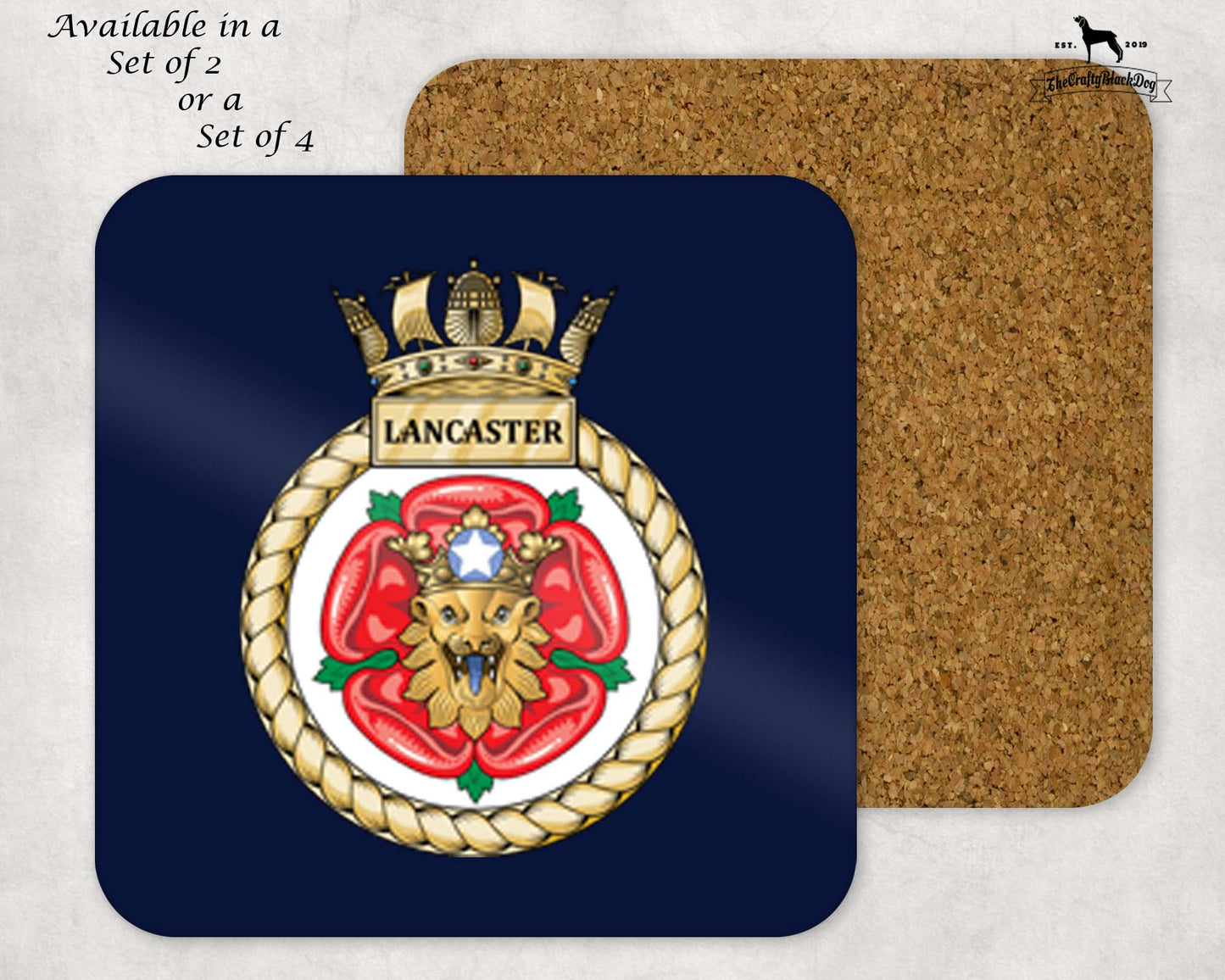 HMS Lancaster - Coaster Set