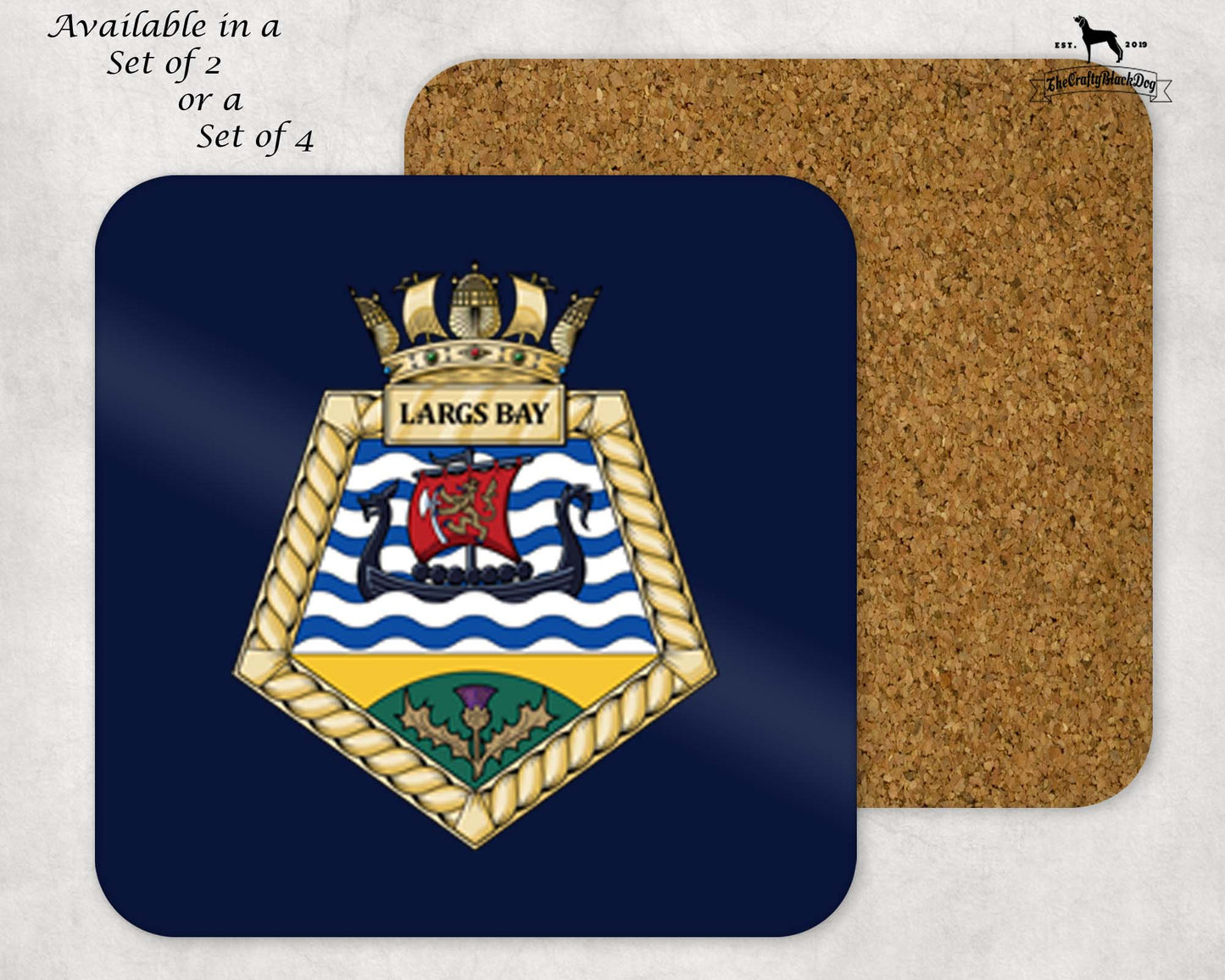 RFA Largs Bay - Coaster Set