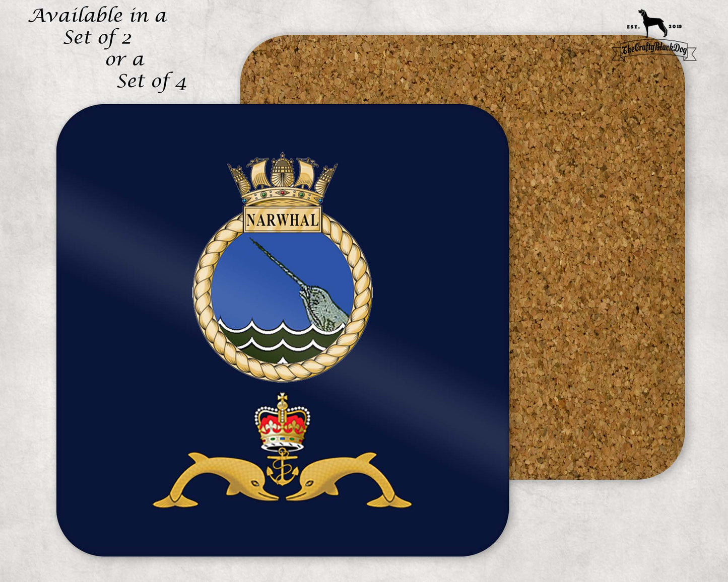 HMS Narwhal - Coaster Set