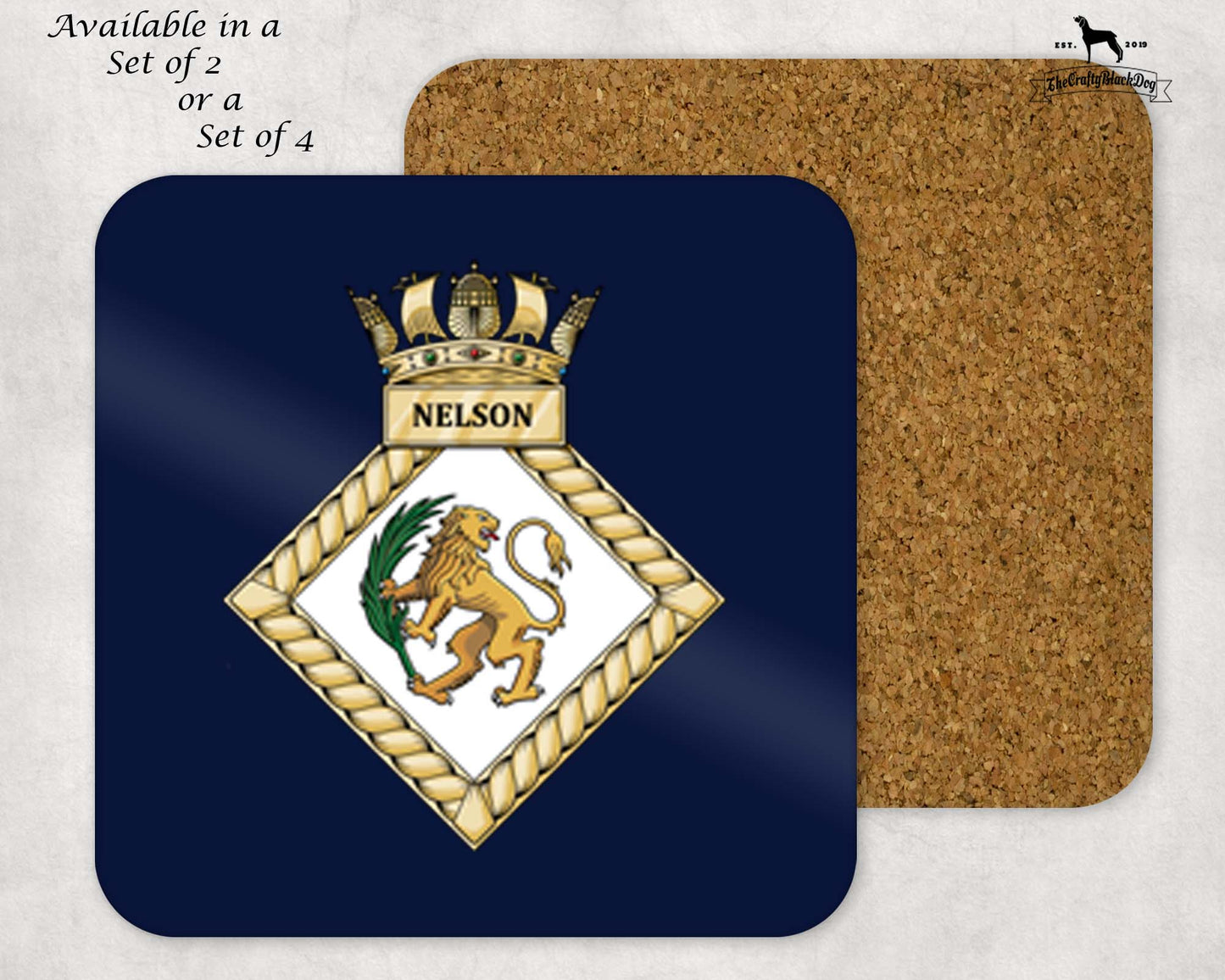HMS Nelson (HMNB Portsmouth) - Coaster Set