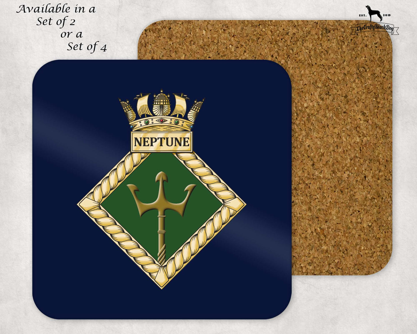 HMS Neptune - Coaster Set
