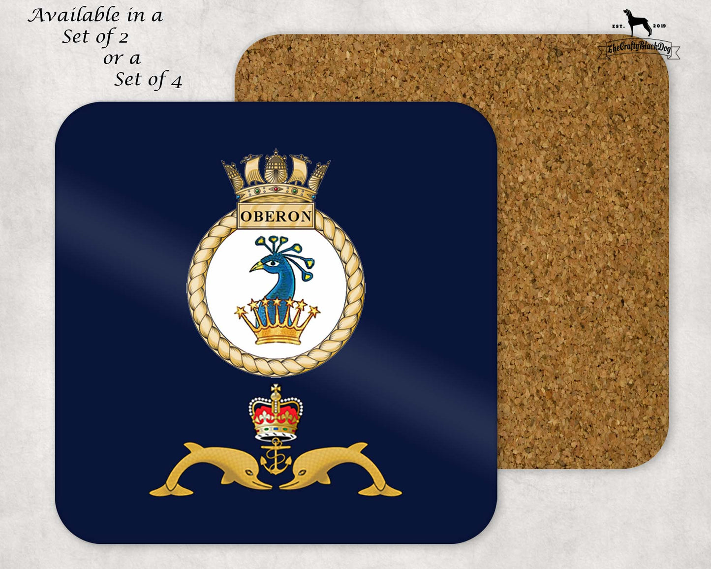 HMS Oberon - Coaster Set