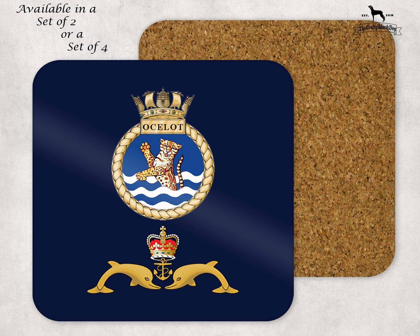HMS Ocelot - Coaster Set