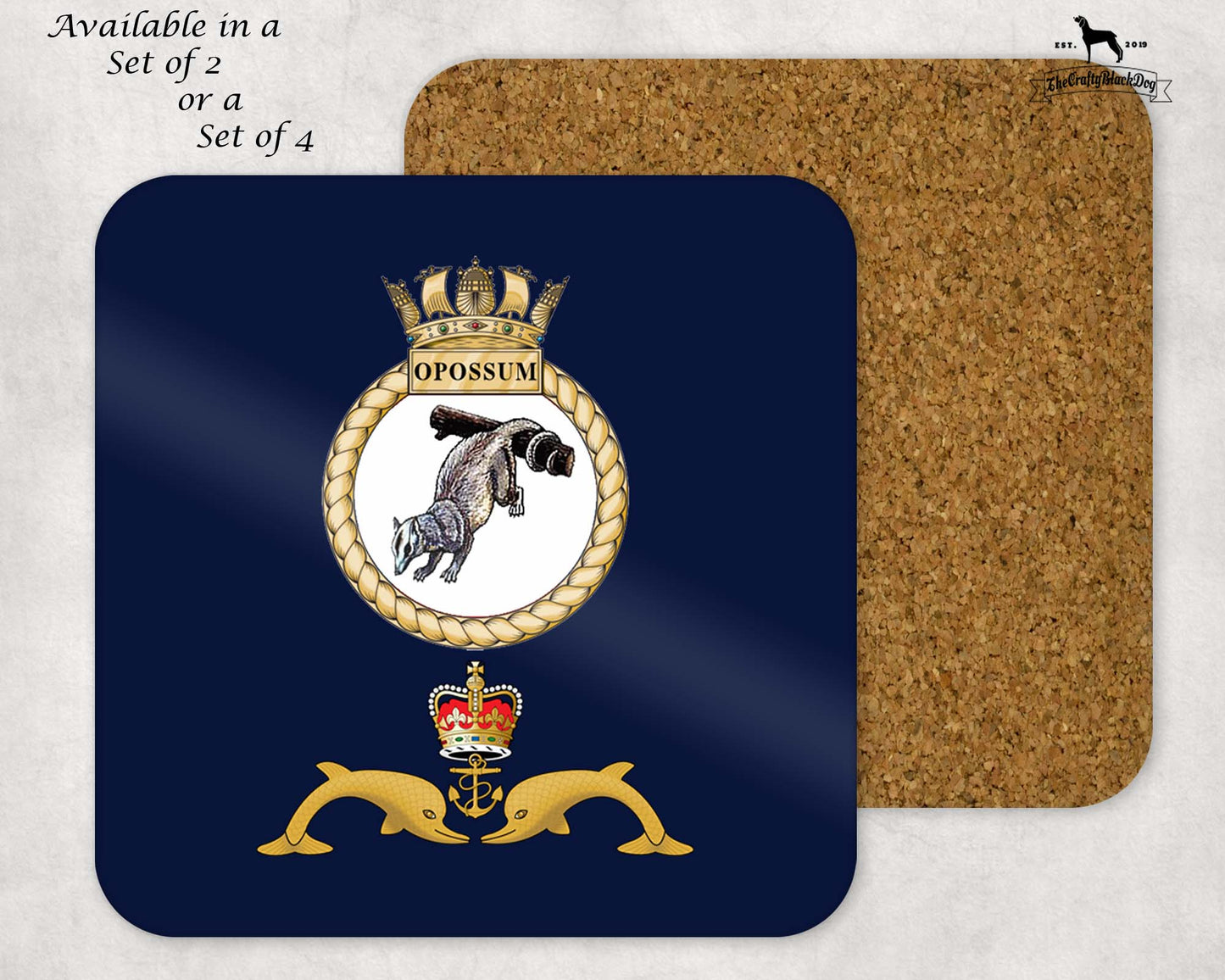 HMS Opossum - Coaster Set